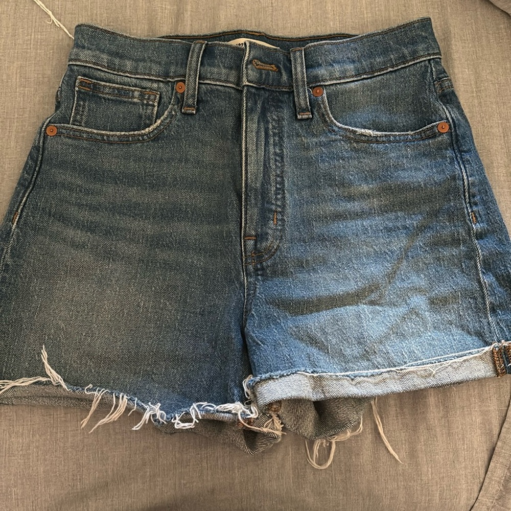 Madewell High Rise Denim Shorts